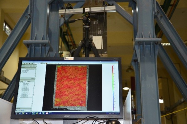 Figure 2 Full-field strain measurements from DIC