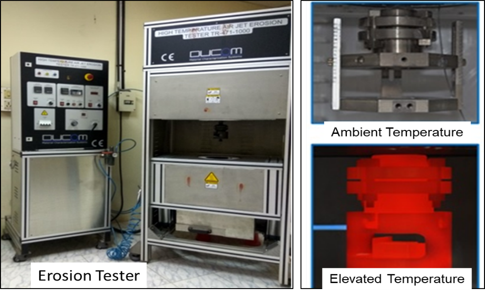 HIGH TEMPERATURE GAS JET EROSION TESTER