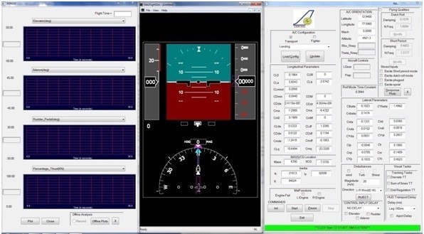 Handling Qualities Flight Simulator for Test Pilots