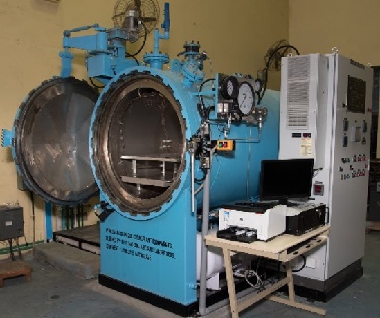 Labscale autoclave at ISAC, ISRO, Bengaluru